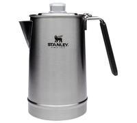 STANLEY Hold Tight Percolator Coffee Pot 1.1 qt | Stainless Steel 6 Cup Coffee Maker | Stove Top or Open Fire | Backpacking, Camping, Hiking Cookware | BPA-Free | Stainless Steel