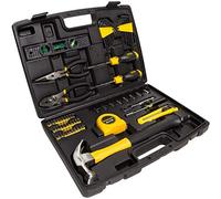 STANLEY Home Owner Kit, Includes Screwdriver, Plier, Knife, Spanner, Tape Measure and Hammer, Multiple Piece Tool Kit, 65 pc, STMT0-94248