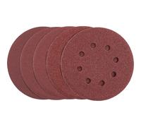 Stanley Hook and Loop ROS Sanding Discs 125mm 125mm 240g Pack of 5