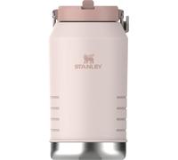 Stanley IceFlow 2.0 Flip Straw Jug with Handle 96 oz | Twist On Lid and Flip Up Straw | Leakproof for Travel and Sports | Insulated Stainless Steel |BPA-Free | Rose Quartz