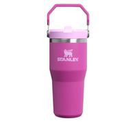 Stanley IceFlow 2.0 Flip Straw Tumbler with Handle 14 oz | Twist on Lid and Flip Up Straw | Leak-Proof Water Bottle | Insulated Stainless Steel | BPA Free | Dark Blossom