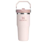 STANLEY IceFlow 2.0 Flip Straw Tumbler with Handle 14 oz | Twist On Lid and Flip Up Straw | Leakproof Water Bottle | Insulated Stainless Steel | BPA-Free | Rose Quartz