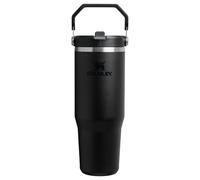 Stanley IceFlow 2.0 Flip Straw Tumbler with Handle 30 oz | Twist On Lid and Flip Up Straw | Leakproof Water Bottle | Insulated Stainless Steel | BPA-Free | Black 2.0