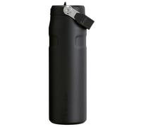 Stanley IceFlow Flip Straw 2.0 Sports Water Bottle With Straw 0.7L - 10 Hours Cold - 2 Days Iced - Stainless Steel - BPA Free - Leak Resistant - Fits in Cup Holder - Dishwasher Safe - Black