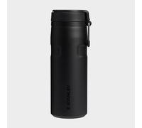 The IceFlow™ Bottle Twist Flip 0.47L / 16oz | Black 2.0 | Cold for 8 Hours | Iced for 40hrs | Dishwasher Safe | Recycled Stainless Steel | BPA Free | Double Wall Vacuum Insulation