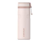 The IceFlow™ Bottle Twist Flip 0.47L / 16oz | Rose Quartz | Cold for 8 Hours | Iced for 40hrs | Dishwasher Safe | Recycled Stainless Steel | BPA Free | Double Wall Vacuum Insulation