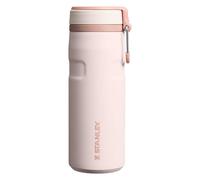 The IceFlow™ Bottle Twist Flip 0.47L / 16oz | Rose Quartz | Cold for 8 Hours | Iced for 40hrs | Dishwasher Safe | Recycled Stainless Steel | BPA Free | Double Wall Vacuum Insulation