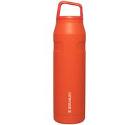 Stanley IceFlow Cap and Carry Water Bottle 36 oz | Wide Mouth Twist Lid | Lightweight and Leakproof for Travel and Sports | Insulated Stainless Steel | BPA-Free | Tigerlily