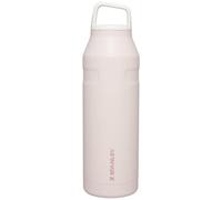 Stanley IceFlow Cap and Carry Water Bottle 50 oz | Wide Mouth Twist Lid | Lightweight and Leakproof for Travel and Sports | Insulated Stainless Steel | BPA-Free | Rose Quartz Glimmer