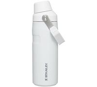 Stanley IceFlow™ Fast Flow Bottle 16oz Polar | Angled Spout Lid | Lightweight and Leakproof for Travel and Sports | Easy Carry Handle | Insulated Stainless Steel | BPA-Free
