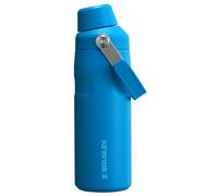 Stanley IceFlow Fast Flow Water Bottle 16 oz | Angled Spout Lid | Lightweight and Leakproof for Travel and Sports | Insulated Stainless Steel | BPA-Free | Azure