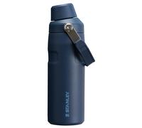Stanley IceFlow Fast Flow Water Bottle 16 OZ | Angled Spout Lid | Lightweight & Leakproof for Travel & Gym | Insulated Stainless Steel | BPA-Free | Navy