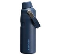 Stanley IceFlow Fast Flow Water Bottle 16 OZ | Angled Spout Lid | Lightweight & Leakproof for Travel & Gym | Insulated Stainless Steel | BPA-Free | Navy