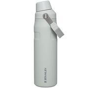 STANLEY IceFlow Fast Flow Water Bottle 24 OZ | Angled Spout Lid | Lightweight & Leakproof for Travel & Gym | Insulated Stainless Steel | BPA-Free | Fog Glimmer