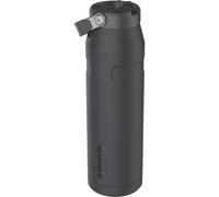 Stanley IceFlow Flip Straw 2.0 Sports Water Bottle With Straw 1.06L - 15 Hours Cold - 3 Days Iced - Stainless Steel - BPA Free - Leak Resistant - Fits in Cup Holder - Dishwasher Safe - Black