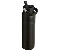 Stanley IceFlow Flip Straw 2.0 Sports Water Bottle With Straw 1.06L - 15 Hours Cold - 3 Days Iced - Stainless Steel - BPA Free - Leak Resistant - Fits in Cup Holder - Dishwasher Safe - Black