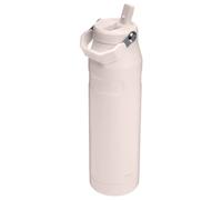 Stanley IceFlow Flip Straw 2.0 Sports Water Bottle With Straw 1.06L - 15 Hours Cold - 3 Days Iced - Stainless Steel - BPA Free - Leak Resistant - Fits in Cup Holder - Dishwasher Safe - Rose Quartz