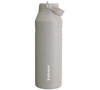 STANLEY IceFlow Flip Straw 2.0 Bottle, 50 oz, Ash | Easy Carry Handle | Twist On Lid and Flip Up Straw | Lightweight Water Bottle | Insulated Stainless Steel | BPA-Free