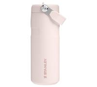 Stanley IceFlow Flip Straw 2.0 Water Bottle 16 oz | Built-In Straw with Larger Opening | Lightweight and Leak Resistant | Insulated Stainless Steel | BPA-Free | Rose Quartz