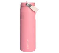 Stanley IceFlow Flip Straw 2.0 Water Bottle 24 oz | Built-In Straw for Travel and Sports | Lightweight and Leak Resistant | Insulated Stainless Steel | BPA-Free | Pink Mesa