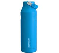 Stanley IceFlow Flip Straw 2.0 Water Bottle 50 OZ | Built-In Straw with Larger Opening | Lightweight & Leak-Resistant | Insulated Stainless Steel | BPA-Free | Azure