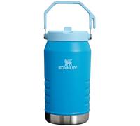 Stanley IceFlow Flip Straw Jug with Handle 64 oz| Twist On Lid and Flip Up Straw | Leak Resistant for Travel and Sports | Insulated Stainless Steel | BPA-Free | Azure