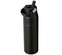Stanley IceFlow Flip Straw 2.0 Sports Water Bottle With Straw 1.06L - 15 Hours Cold - 3 Days Iced - Stainless Steel - BPA Free - Leak Resistant - Fits in Cup Holder - Dishwasher Safe - Black