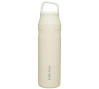 STANLEY IceFlow Cap and Carry Water Bottle 36 oz | Wide Mouth Twist Lid | Lightweight and Leakproof for Travel and Sports | Insulated Stainless Steel | BPA-Free | Cream Glimmer