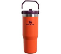 Stanley IceFlow Stainless Steel Tumbler Vacuum Insulated Water Bottle for Home, and Car Reusable Cup with Straw Leak Resistant Flip Cold for 12 Hours or Iced for 2 Days, Tigerlily Plum, 30 OZ / 0.89 L