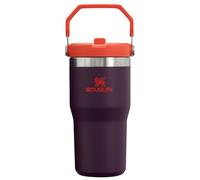 STANLEY IceFlow Stainless Steel Tumbler - Vacuum Insulated Water Bottle for Home, Office or Car Reusable Cup with Straw Leak Resistant Flip Cold for 12 Hours or Iced for 2 Days, Plum, 20OZ