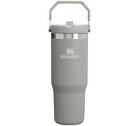 Stanley IceFlow Stainless Steel Tumbler - Vacuum Insulated Water Bottle for Home, Office or Car Reusable Cup with Straw Leak Resistant Flip Cold for 12 Hours or Iced for 2 Days, Ash, 30OZ