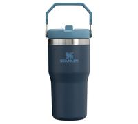STANLEY IceFlow Stainless Steel Tumbler - Vacuum Insulated Water Bottle for Home, Office or Car Reusable Cup with Straw Leak Resistant Flip Cold for 12 Hours or Iced for 2 Days, Navy, 20OZ