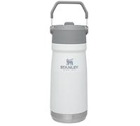 Stanley IceFlow Stainless Steel Water Jug with Straw, Vacuum Insulated Water Bottle for Home and Office, Reusable Tumbler with Straw Leak Resistant Flip, Polar, 17 OZ