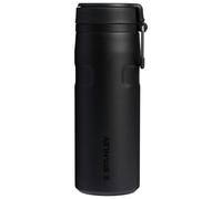 The IceFlow™ Bottle Twist Flip 0.47L / 16oz | Black 2.0 | Cold for 8 Hours | Iced for 40hrs | Dishwasher Safe | Recycled Stainless Steel | BPA Free | Double Wall Vacuum Insulation