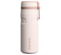 The IceFlow™ Bottle Twist Flip 0.47L / 16oz | Rose Quartz | Cold for 8 Hours | Iced for 40hrs | Dishwasher Safe | Recycled Stainless Steel | BPA Free | Double Wall Vacuum Insulation