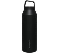 Stanley IceFlow Water Bottle with Wide Mouth Lid, Lightweight Leakproof Travel Sports Water Bottle, Stainless Steel Insulated Water Bottle, BPA Free, Black