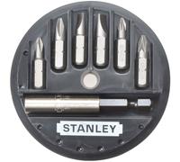 Stanley Tools Insert Bit Set Phillips/Slotted/Pozidriv 7 Piece STA168737