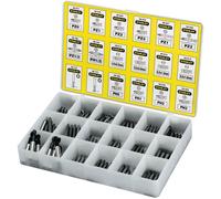 Stanley 168741 Insert Bits Assorted Tray 200 Pozi/Phillips/Slotted