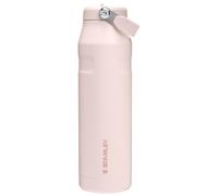 Stanley IceFlow Flip Straw 2.0 Sports Water Bottle With Straw 1.06L - 15 Hours Cold - 3 Days Iced - Stainless Steel - BPA Free - Leak Resistant - Fits in Cup Holder - Dishwasher Safe - Rose Quartz