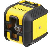 Stanley Cubix Cross Line Green Beam Laser Level STHT77499-1, Yellow/Black