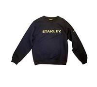 STANLEY Jackson Sweatshirt - XXL Double Extra Large Jackson Sweatshirt Ideal for Layering During Cold Weather ribbed hem and cuffs for added warmth built-in performance' logo on the right arm Black