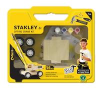 Stanley Jr. Lifting Crane Kit, Ages 5+, Yellow, Construction Theme, 37.5x3.5x33 cm, Wooden, 0.5 kg