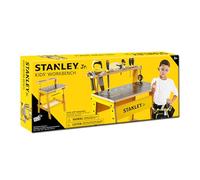 Stanley Jr. WB002-SY Children's Workbench - Let Your Child Play and Learn at the Same Time - Made of Solid and Durable Wood - from 5 Years, Yellow Black