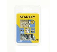 Stanley Kit 10 chevilles en Nylon Ø 40 mm avec Vis A Tete fraisée STF20910 Accessory