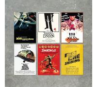 Stanley Kubrick Movies and Film Poster Print Packs - 6 POSTERS, Size A6
