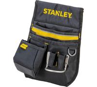 STANLEY Leather Tool Belt Pouch, Double Pocket Storage Organiser, Hammer...