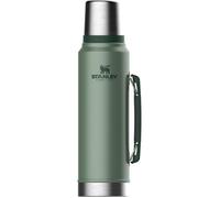 Stanley 1913 Classic Legendary Thermal Flask 1.0L - Hammertone Green | Keeps Hot Or Cold For 24 Hours - BPA-Free - Leakproof - Dishwasher Safe - Lid Serves As Cup