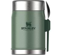 STANLEY Classic Legendary Food Jar + Spork 40cl Hammertone Green - Camping cooking gear - Green - size Unique
