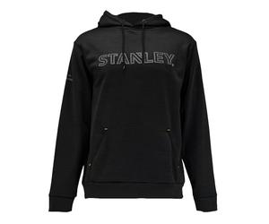 STANLEY Leyton Men's Slim Fit, Polyester Work Hoodie, Black, Medium