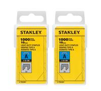 Stanley Light Duty Staple Packs X 1000 0-Tra206T-Twin Pack